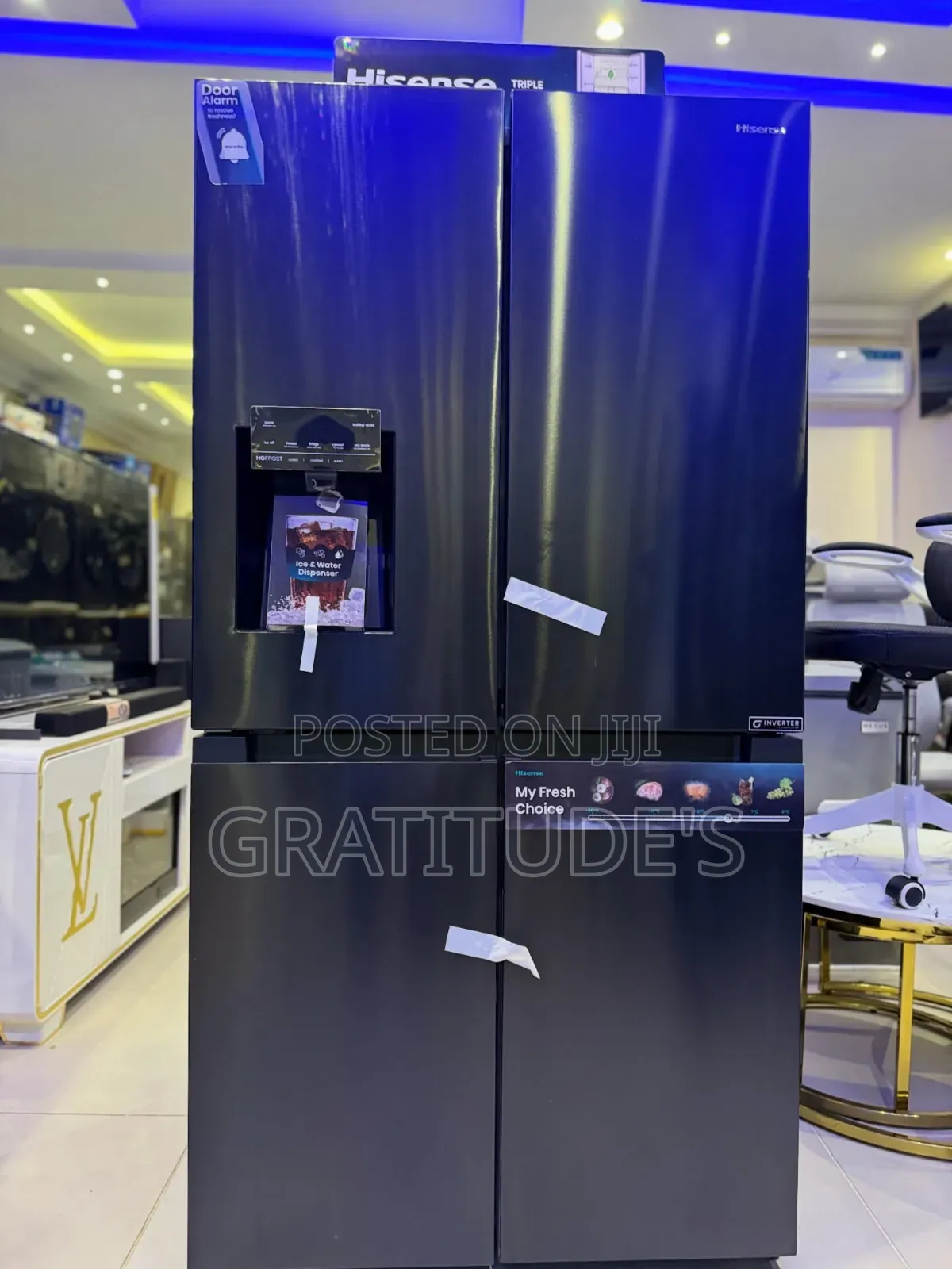 Hisense 4 Doors Refrigerator With Ice Water Dispenser