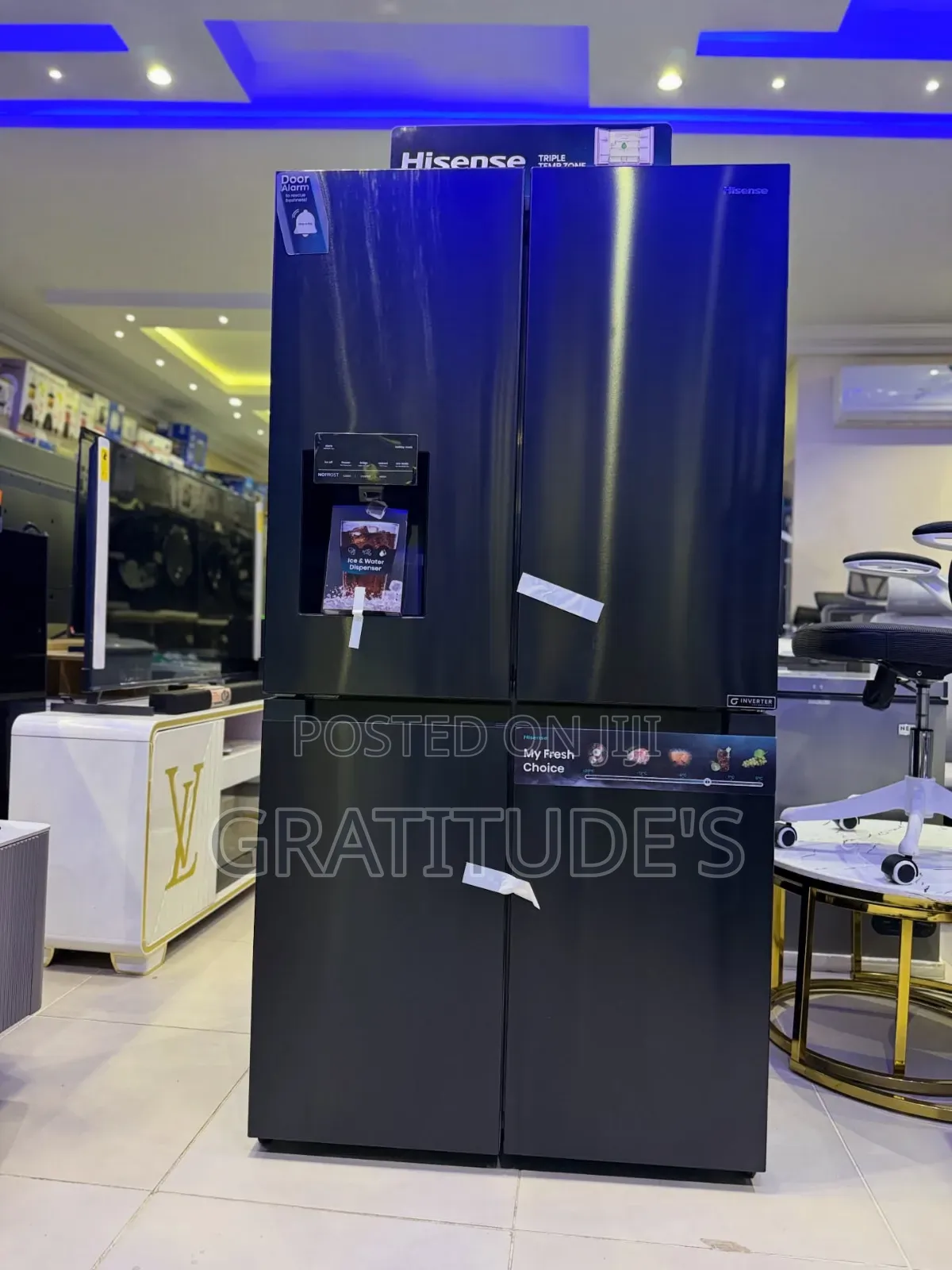 Hisense 4 Doors Refrigerator With Ice Water Dispenser