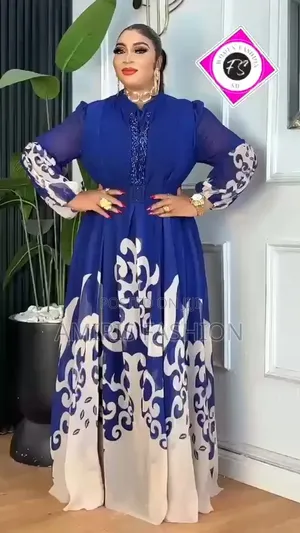 Beautiful Turkey Flare Gown With Belt