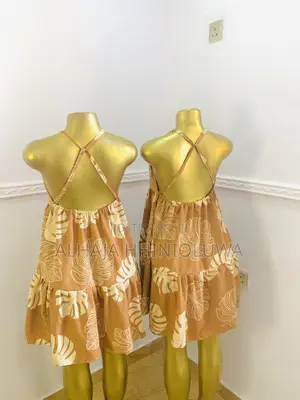 Backless Short Gown