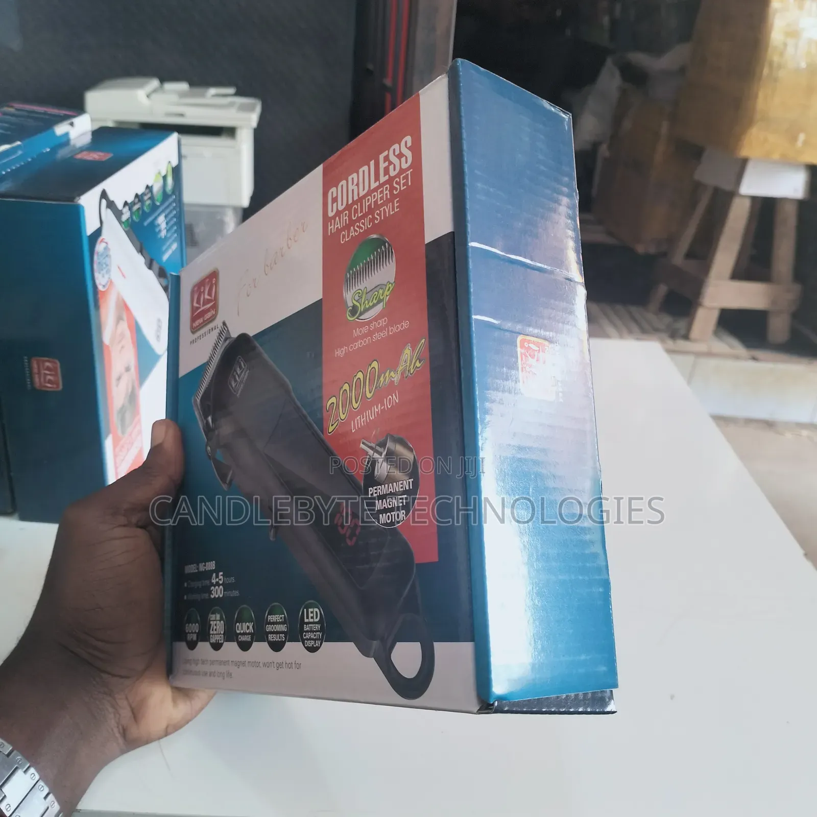 Kiki Cordless Hair Clipper (Ng-888b) Long Runtime Performance