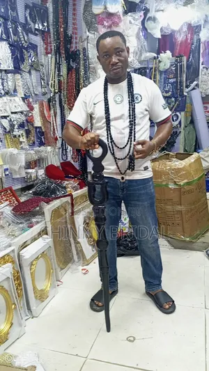 Wooden Walking Stick And Bead