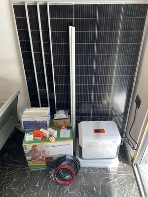 Cola Solar 3600 Plus Complete Solar Generator Kit