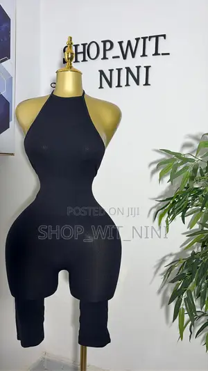Tummy Control Backless Jumpsuit