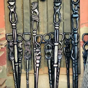 Long And Short Wooden Walking Stick