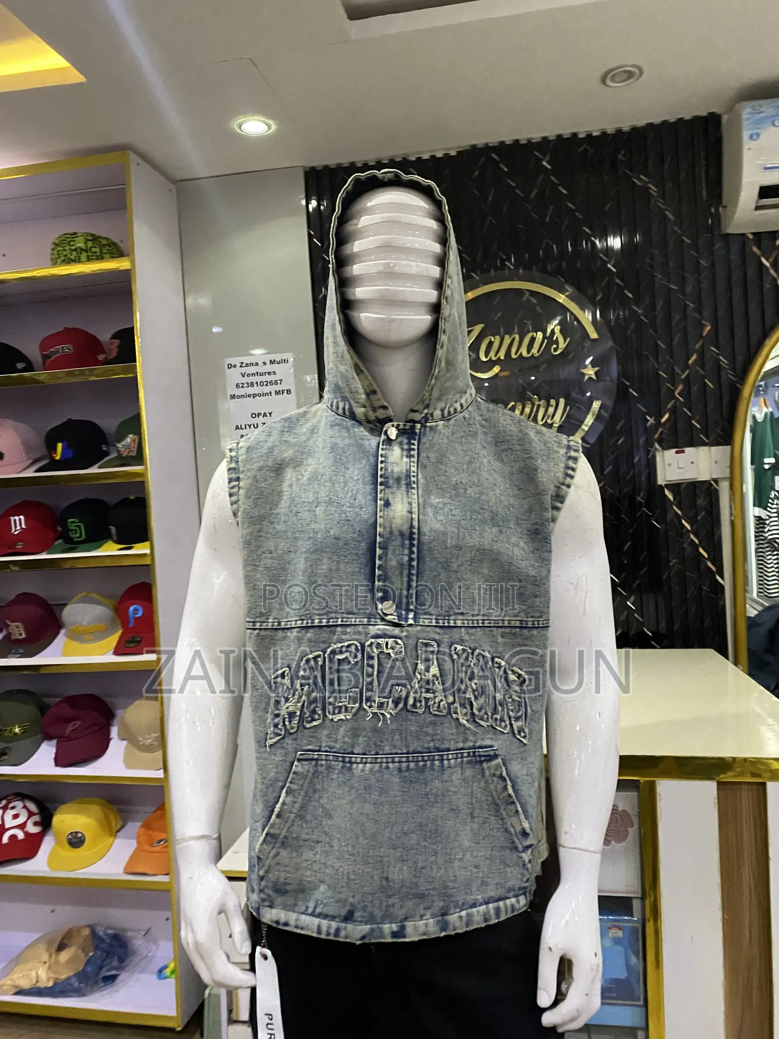 Premium Sleeveless Jean Jacket 