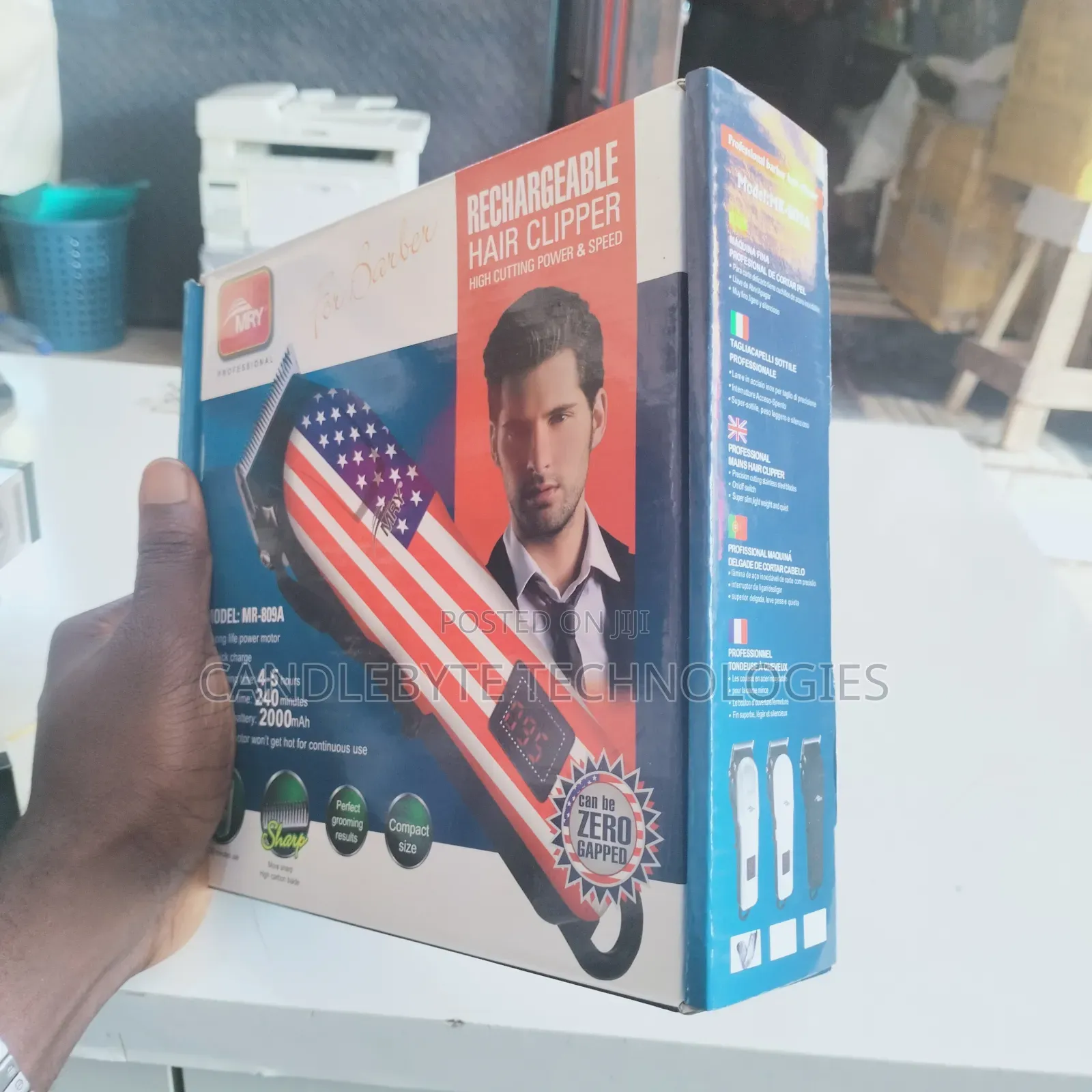 Mry Hair Clipper (Mr-809a) for Long Runtime Clean Cuts