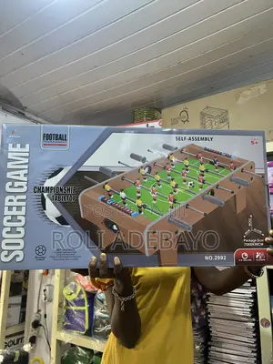 Tabletop Pool Table/Soccer Game Set