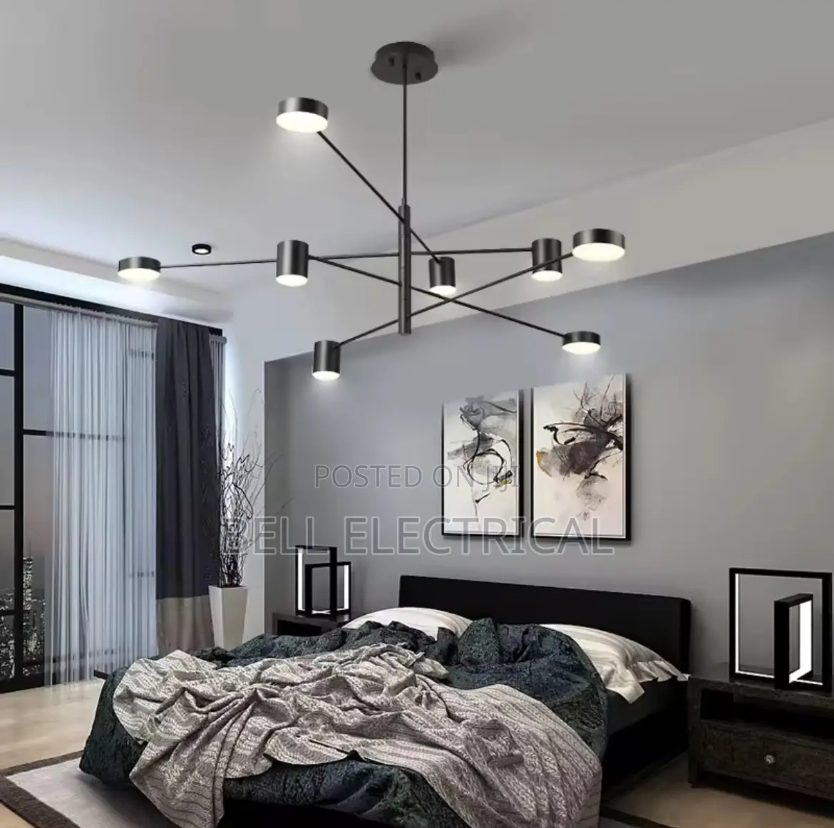 Modern Rotate Led Chandelier