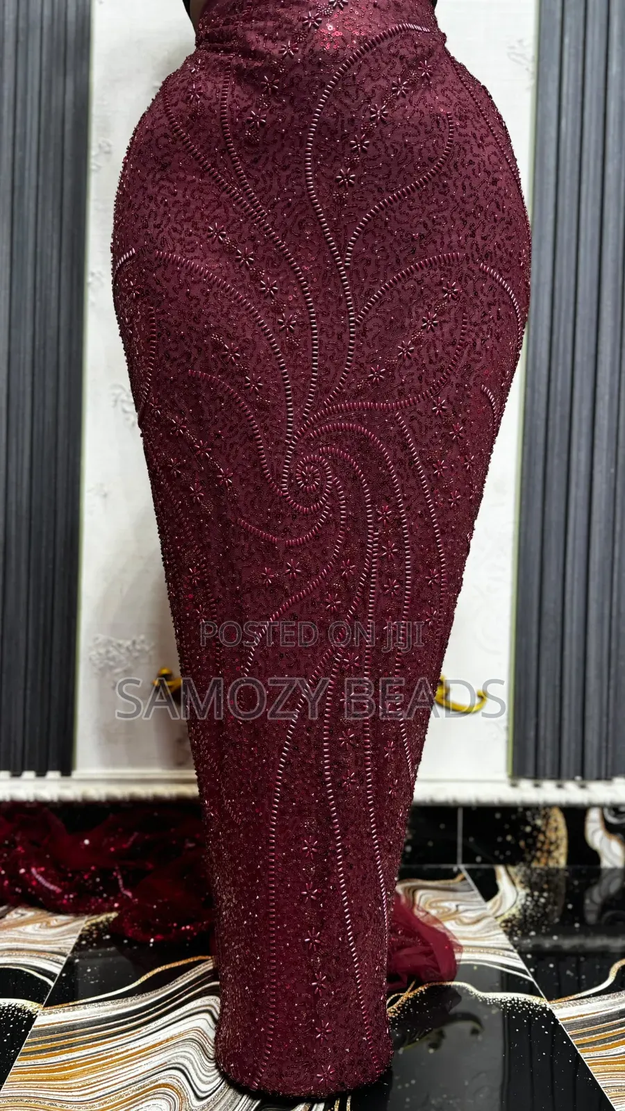 Beaded Sample Lace for Celebrant