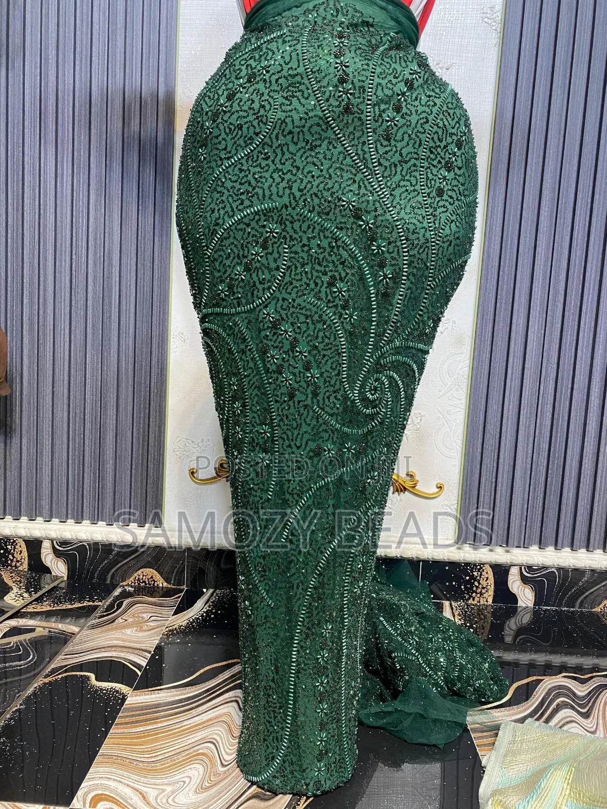 Beaded Sample Lace for Celebrant