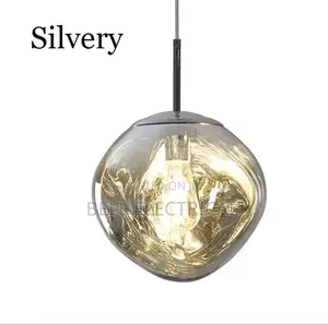Nordic Volcanic Iridescent Lava Ceiling Pendant