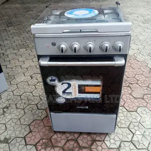 Scanfrost 50x50 Standing Gas Cooker 4 Burner With Oven Clean Uk Use