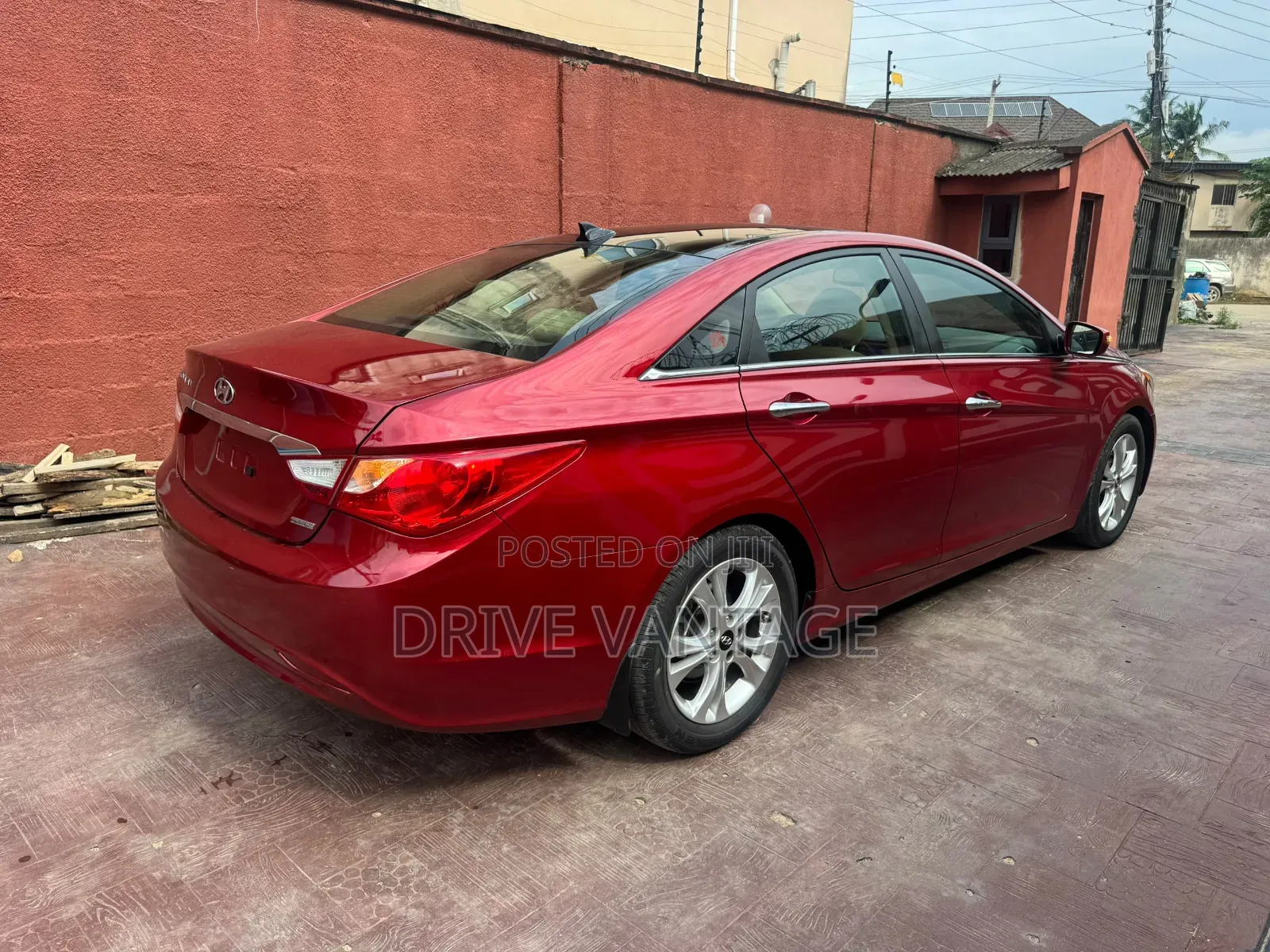 Hyundai Sonata 2012 Red