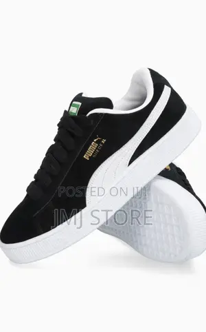 High Quality Puma Suede Xl Black Sneakers Available in Store