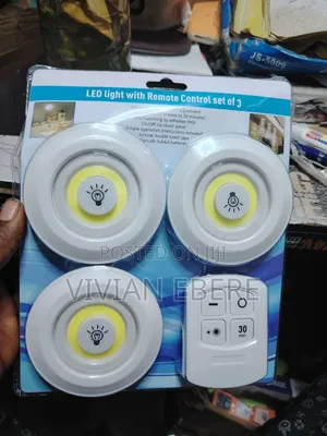 3 Set Led Light With Remote Control