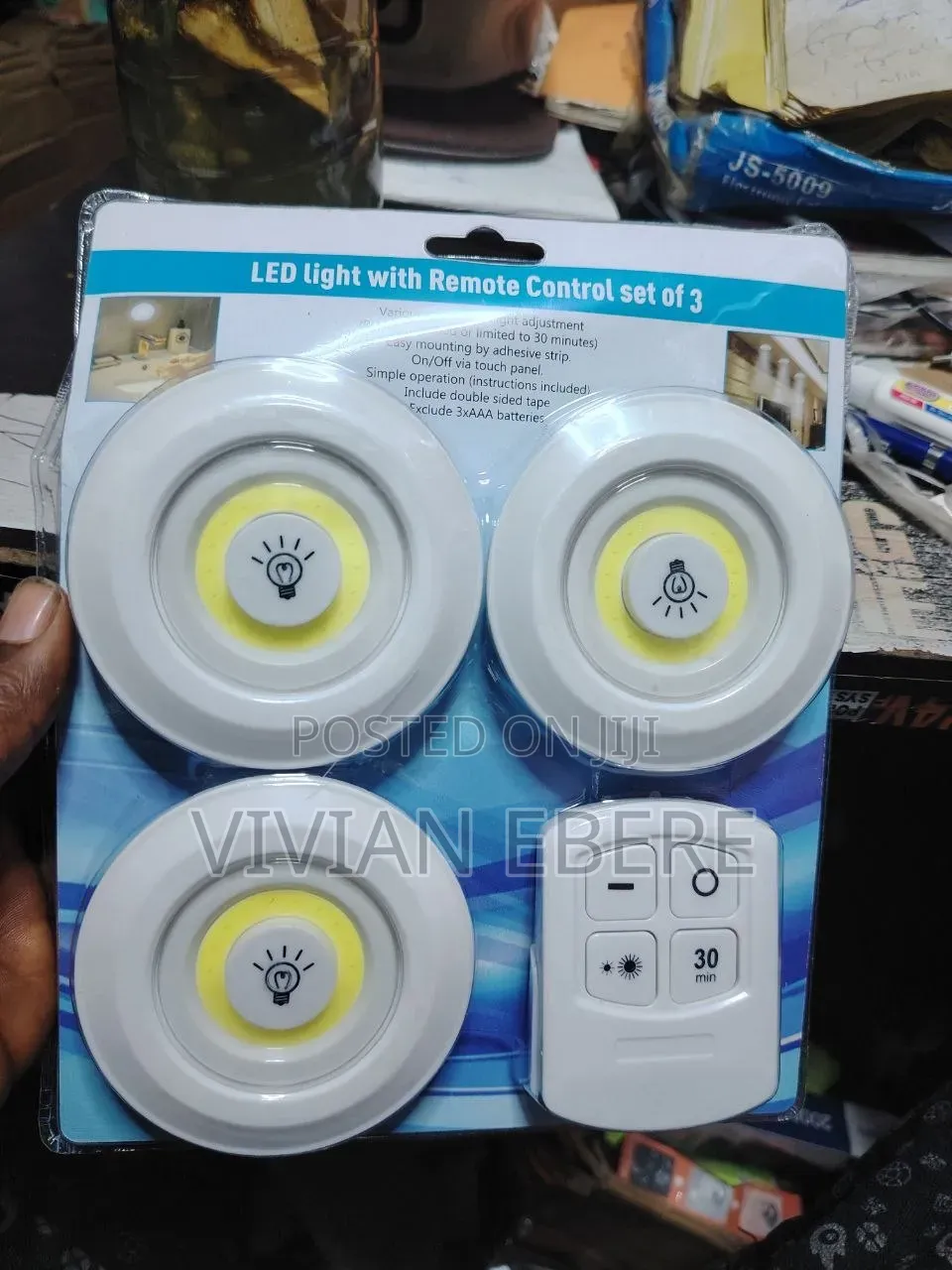 3 Set Led Light With Remote Control