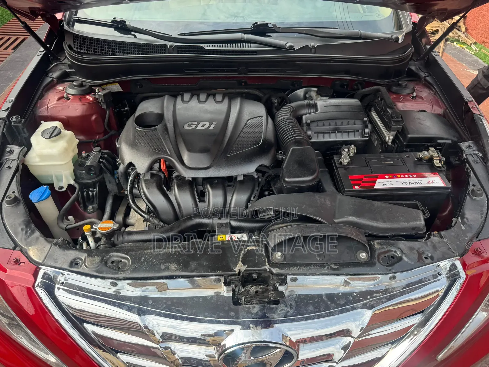 Hyundai Sonata 2012 Red