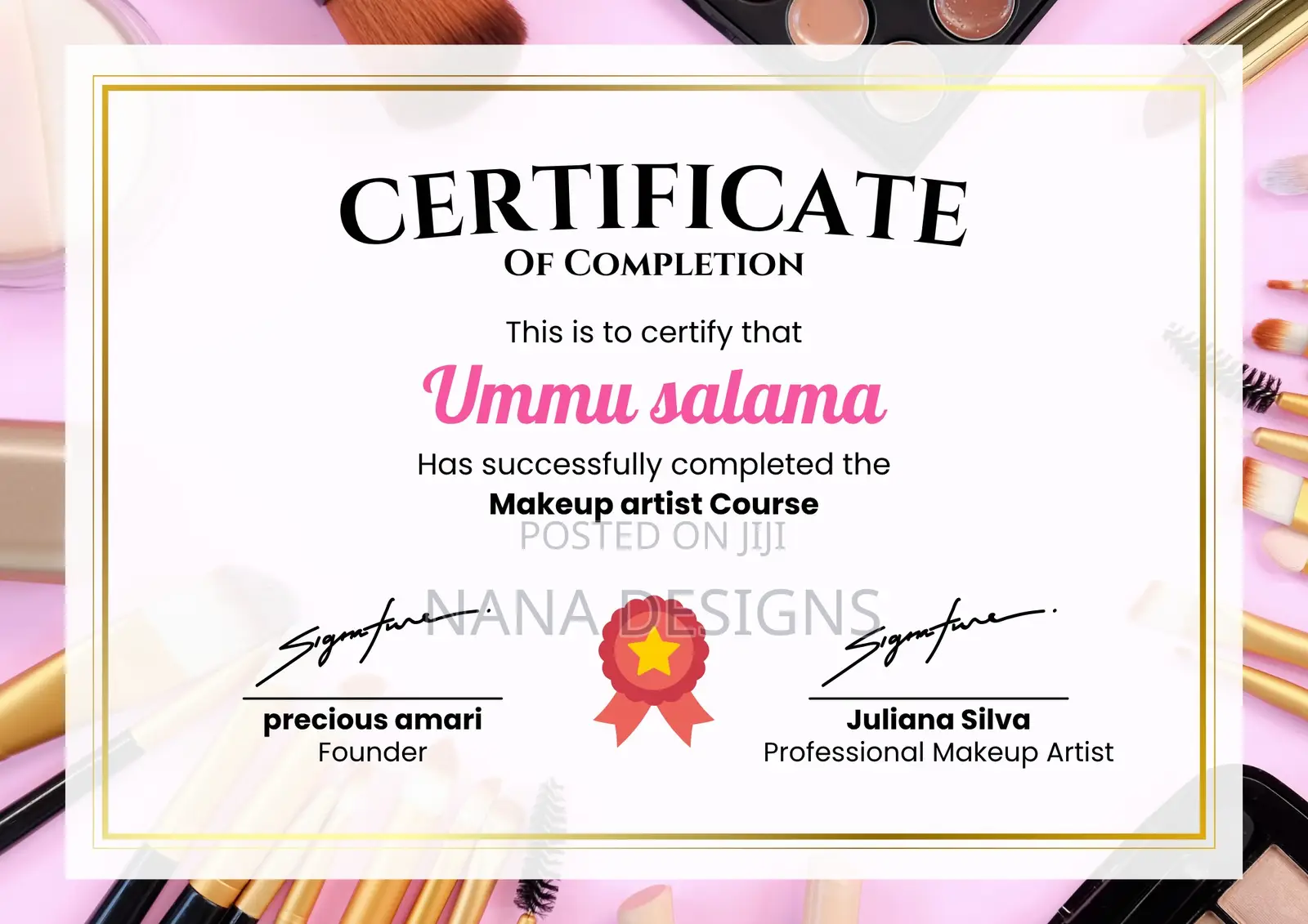 Professional Certificate Design for School, Training and Events