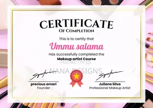 Professional Certificate Design for School, Training and Events