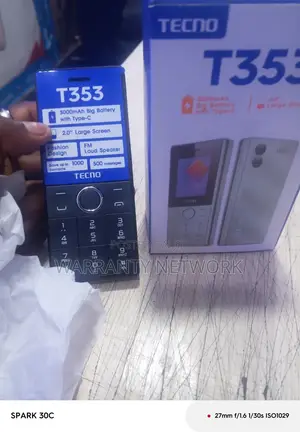 New Tecno T353 Black
