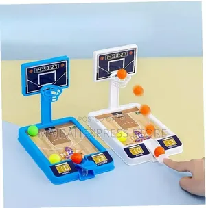 Mini Tabletop Finger Basketball Game, Featuring a Mechanical Spring