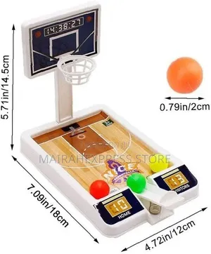 Mini Tabletop Finger Basketball Game, Featuring a Mechanical Spring