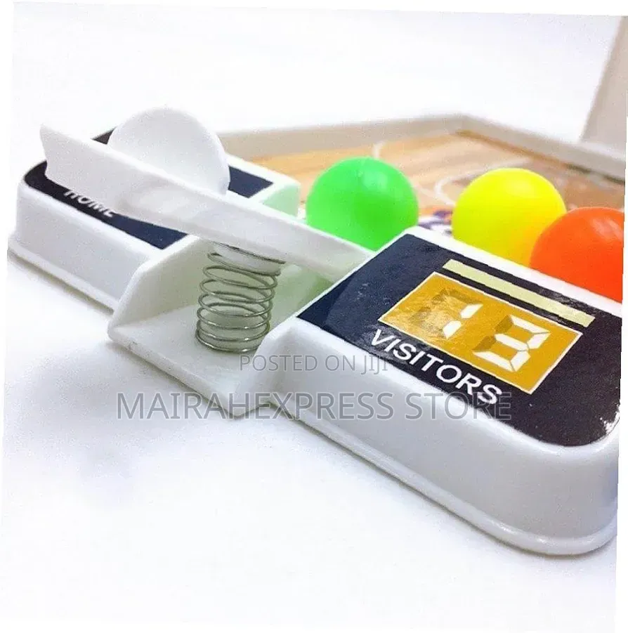 Mini Tabletop Finger Basketball Game, Featuring a Mechanical Spring