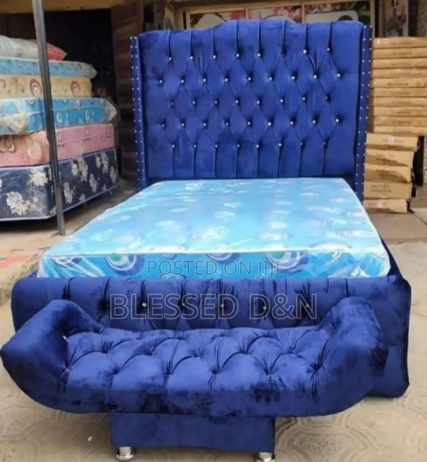 Quality Fabric Upholstery Padded Bed Frame