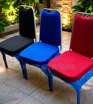 Heavy-duty Stackable Banquet Chairs (Stainless Legs) – Brand New!