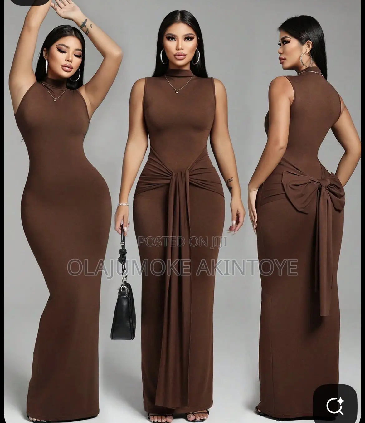 Crepe Smoky Gown