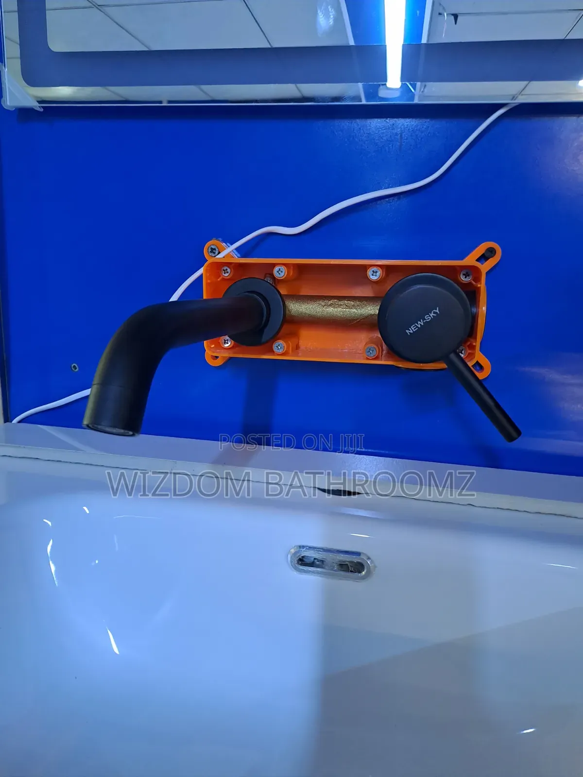 Conduit Basin Mixer