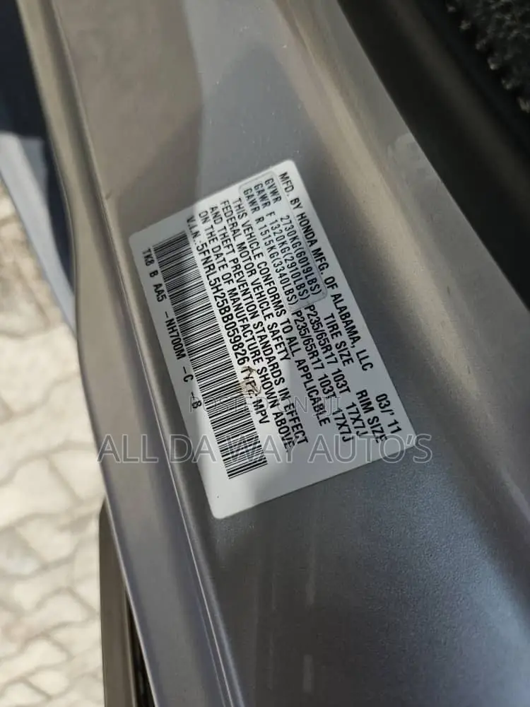 Honda Odyssey 2011 Silver