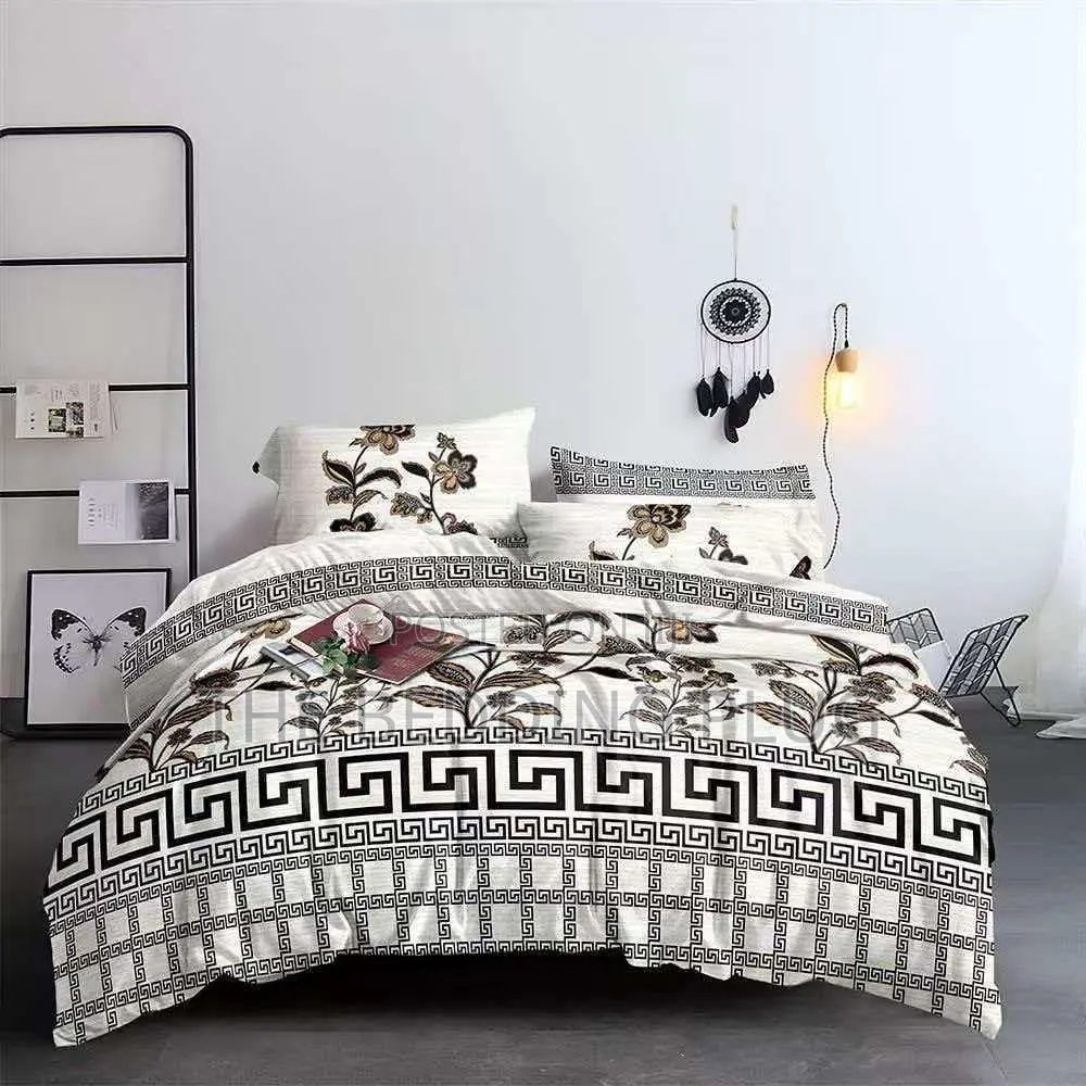 White, Blue and Green Polka Dot Duvet Bedding Set (6x6)