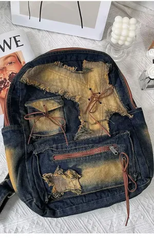 Quality Denim Backpack / Laptop Backpack – Stylish, Durable Spacious