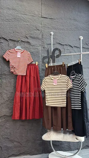 Children and Teenagers Top and Carebian Skirt