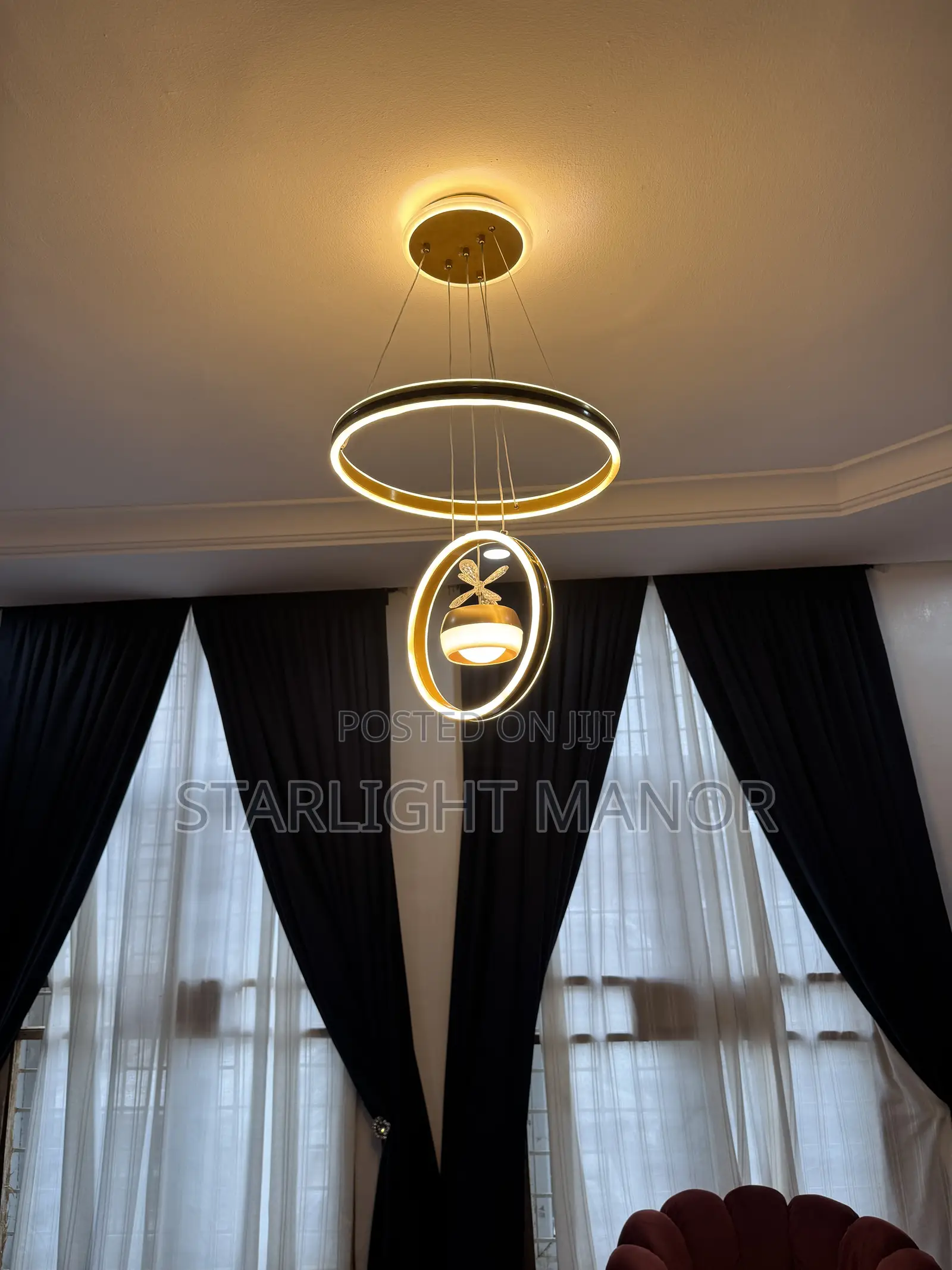 Luxury Halo Led Ring Chandelier
