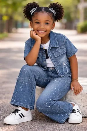 Quality Girl Jeans Jacket, Trouser and Top 3 Pics