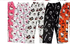 Cozy Hello Kitty Fleece Pyjama Trousers – Soft Loungewear Pants