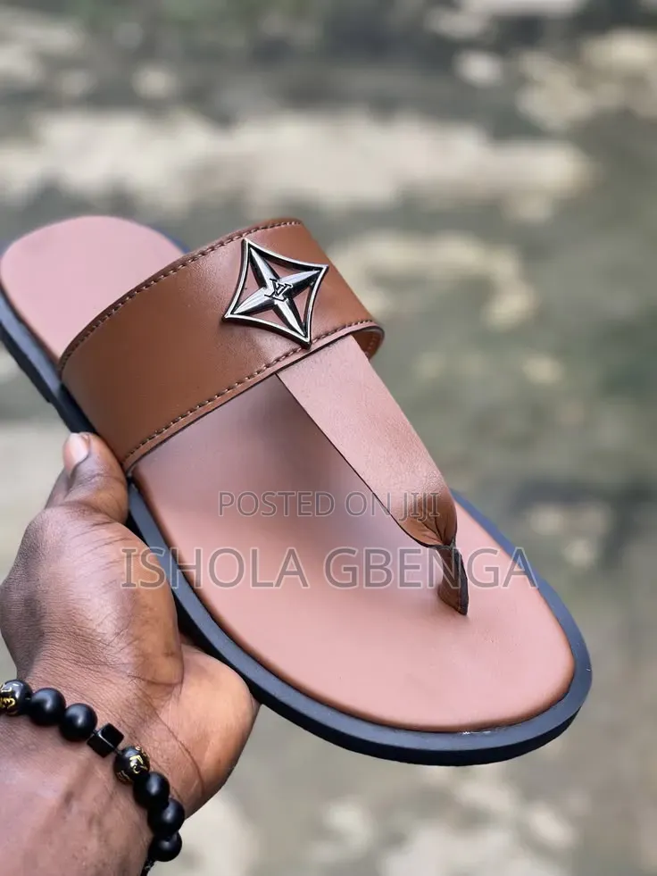 Leather Thong Slippers