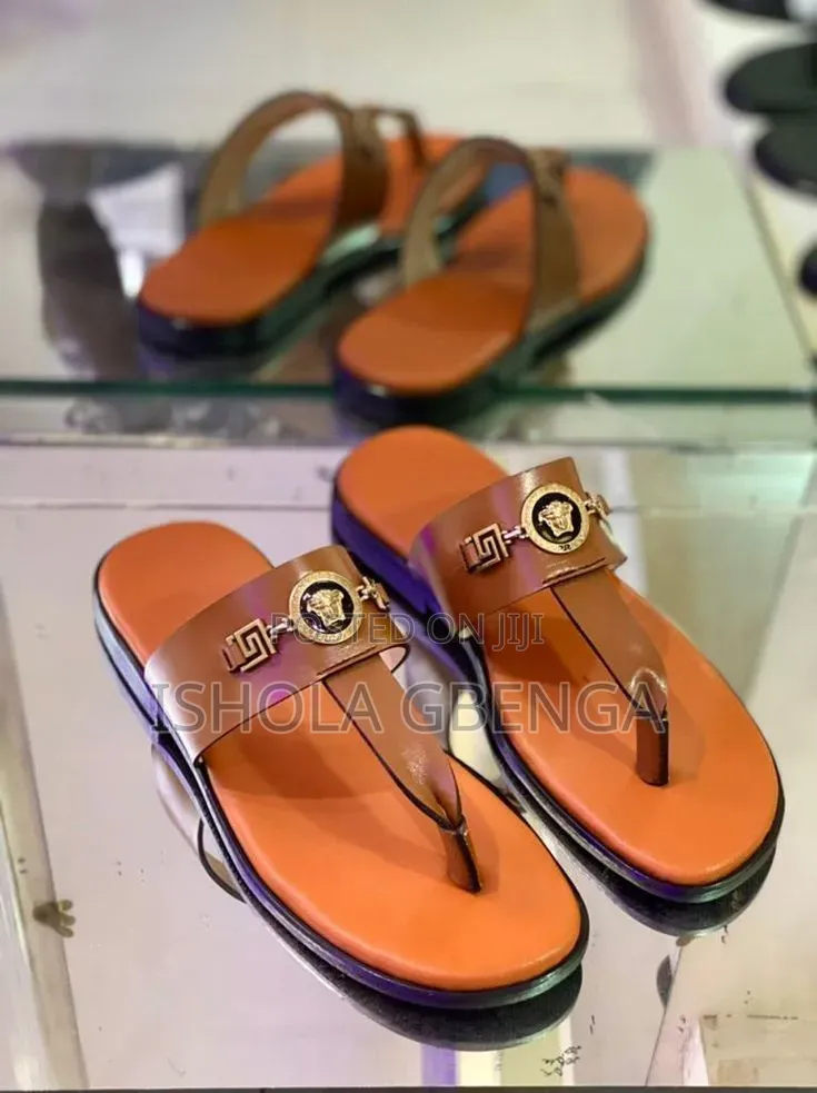 Leather Thong Slippers