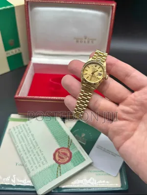 Rolex Lady Datejust 26mm Gold With Papers
