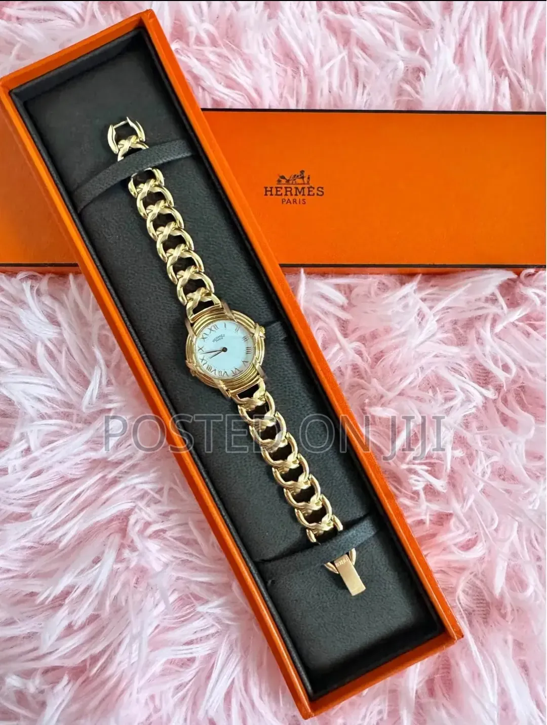 Hermes Solid Gold Watch