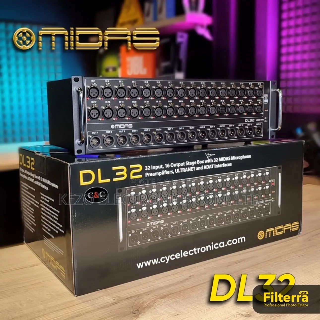 Midas Dl32 Stage Box