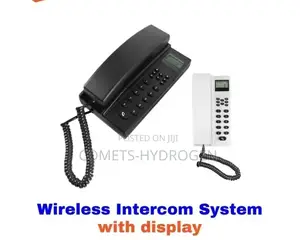 Wireless Intercom Systems With Display Standard 2-Unit Sets