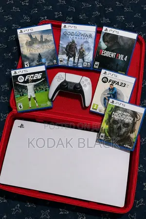 Ps5 Fat Disc Version Excellent Condition With One Pad + 6 Games