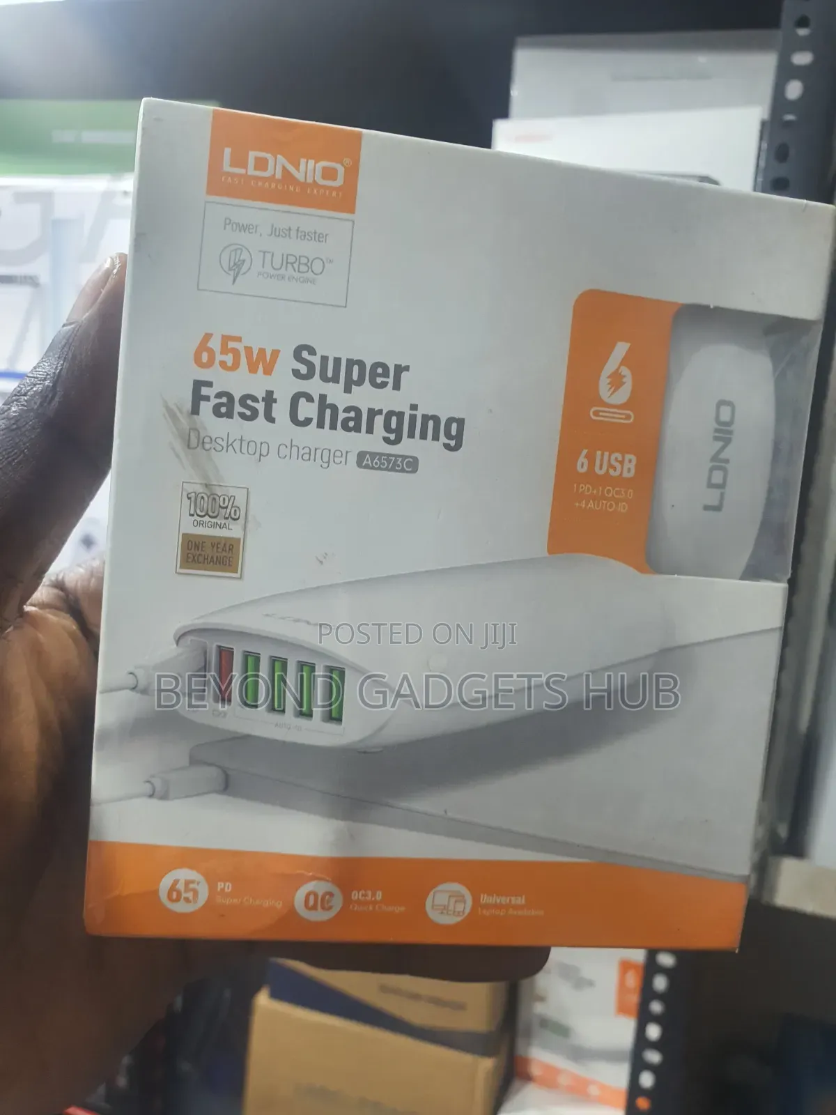 Ldnio 65w Super Fast Charging Desktop Charger (A6573c)