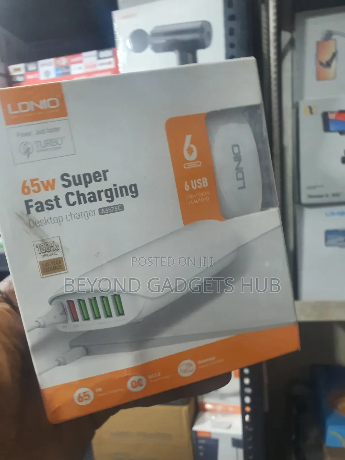 Ldnio 65w Super Fast Charging Desktop Charger (A6573c)
