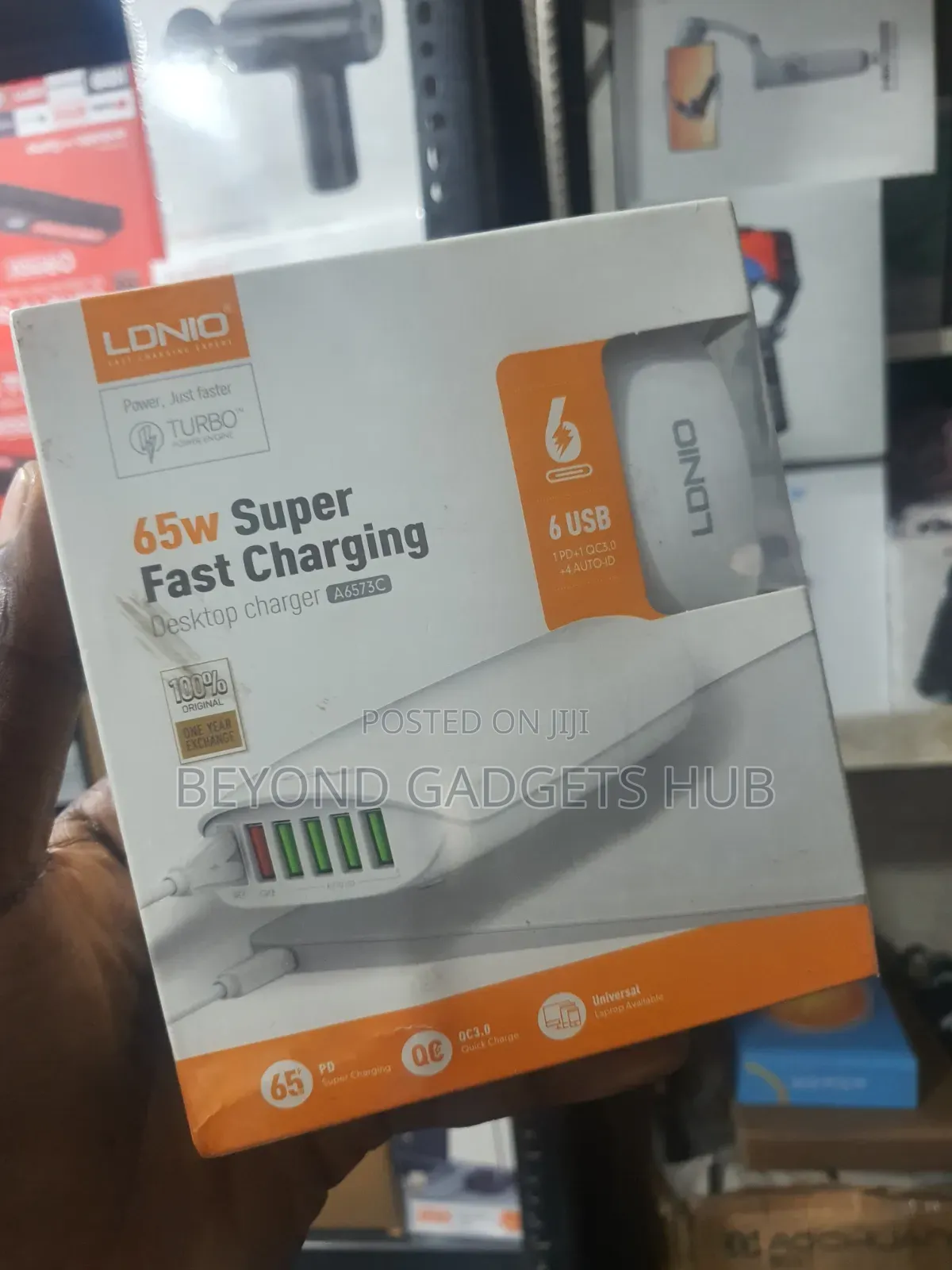 Ldnio 65w Super Fast Charging Desktop Charger (A6573c)
