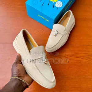 Summer Walk Suede Charms Loafer “Beige” Now Available in Store 